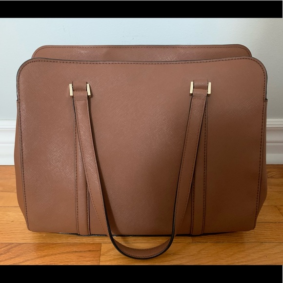 Authentic Brown/Tan Kate Spade Shoulder Bag Purse - Picture 2 of 7